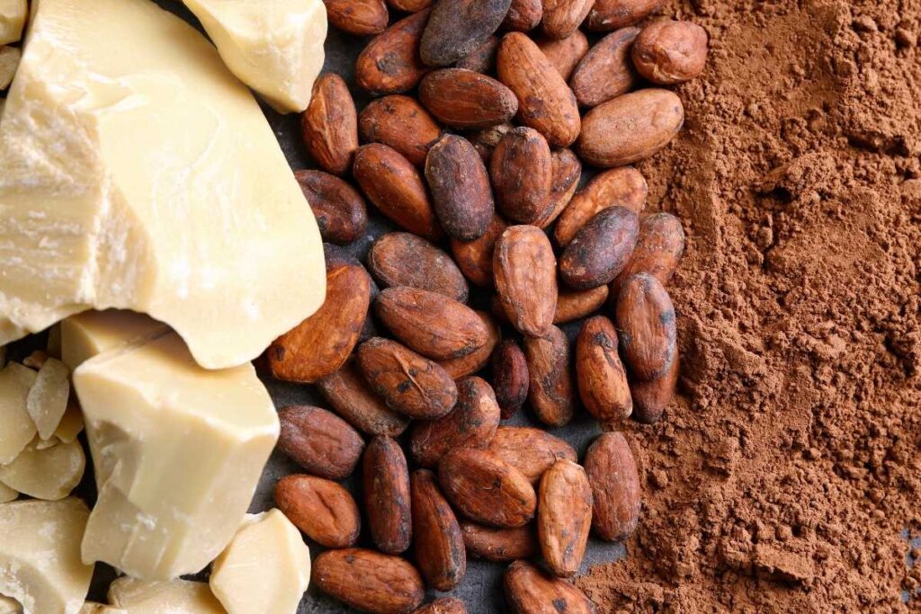 does cocoa powder contain cocoa butter