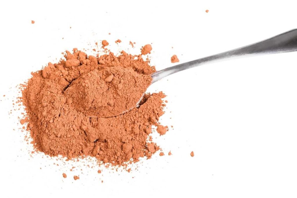 how to get cocoa powder out of clothes